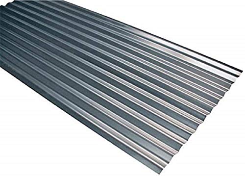 10 chapas galvanizadas de hoja de 200 x 90 cm – Grosor 0,25 mm