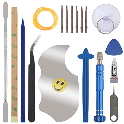 11 en 1 Pantalla Eliminación Shell Apertura Palanca Destornillador y Kit de Reparacion Desmontar Herramientas Moviles Adecuado Para Gafas, Teléfonos Móviles, IPad, Cámaras, PC, Portátiles
