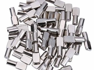 120 paquetes de pernos de estante, clavijas de soporte de estante de 5 mm Muebles de gabinete en forma de cuchara