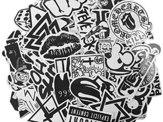 120 pegatinas de vinilo, diseño tipo graffiti, pegatinas auto, moto, coche, casco, equipaje, bicicleta, scooter, patineta, guitarra, botella, cuaderno, impermeable