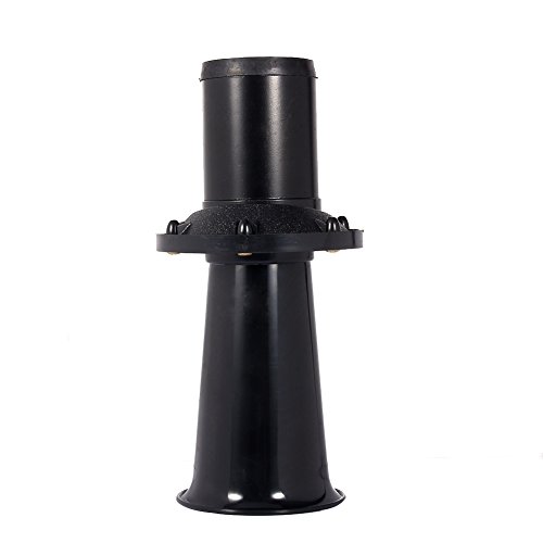 12V 110DB Auto Sirena de bocina de coche, Keenso 490Hz Trompeta de coche Klaxon Bocina de alarma fuerte Vintage antiguo Tipo clásico AHH-OOO-GAH AHOOGA OOGA para vehículo Barco Auto Camión (Negro)