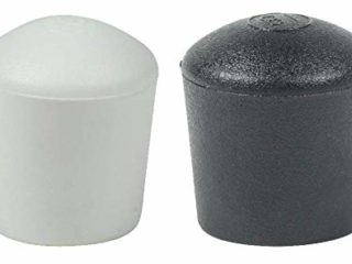 16 Piezas: Muchos Colores y Tamaños - Tapas Pies de Cúpula para Muebles Patas Mesas Sillas por Lifeswonderful (6mm, Negro)