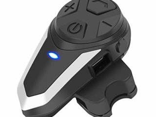 1X BT-S3 Intercomunicador de Moto, 1000 Auricular Casco Moto Bluetooth Manos Libres Intercom Comunicadores para Moto
