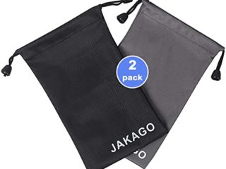 2 calcetines de móvil universales Jakago de tela impermeable para dispositivos de hasta 5,5" (11 x 18 cm)