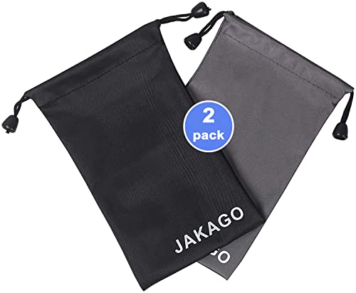 2 calcetines de móvil universales Jakago de tela impermeable para dispositivos de hasta 5,5" (11 x 18 cm)
