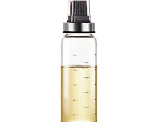 2-in-1 Botella de Aceite de Silicona con Cepillo, Roseflower 300ml Botella de Cepillo de Aceite para Barbacoa, Cocina, Hornear, Hornear, Panqueques, Herramientas Aplicadoras #3