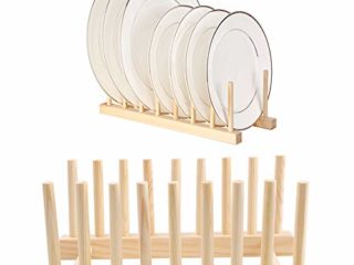 2 scurreplatos madera Escurridor para Platos Es ideal para bandejero y porta platos decorativo