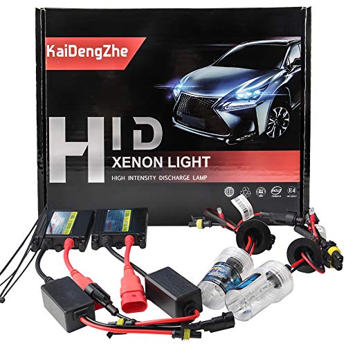 2 Unids H1 HID Xenon Kit de Conversión + 55W Slim Ballast 12V 6000K Super Brillante