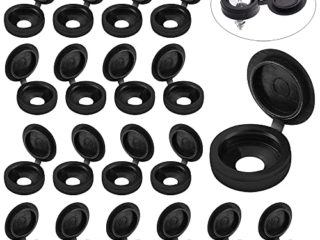 200 Piezas Cubierta de Tornillo de Plástico Embellecedor para Tornillos Cubierta de Tornillo Cubiertas a Presión de Tornillo Tapa de Plástico para Tornillos para Decoración de Furniture Cabinets