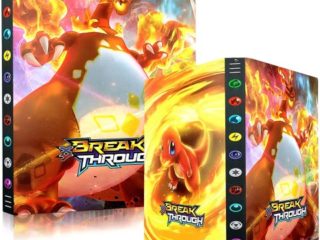 2022 último Album Cartas Poke,Álbum para Cartas, Álbum de Cartas Coleccionables ，capacidad para 432 cartas ，Archivador de tarjetas coleccionables, portatarjetas de coleccionar, ,24Páginas(Charizard