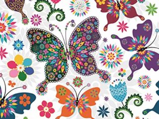 20pcs Servilletas para Decoupage EventStained Glass Butterfly Vintage SLOG031701 Art Craft