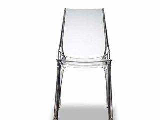 2x Silla de diseño Vanity de policarbonato y fabricación italiana SCAB (Pack de 2)
