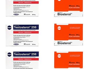 3 X BIOSTEROL 108CAP + 3 X TESTOSTEROL 90CAP MEGABOL AUMENTA TESTOSTERONA PRO-HORMONAL