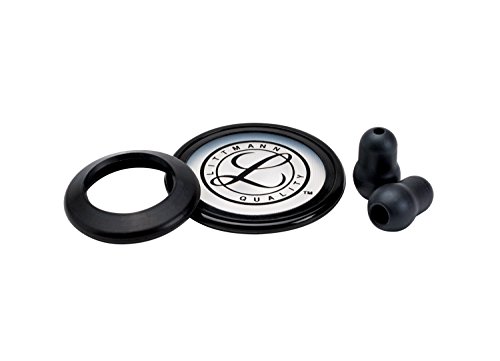 3M Littmann Classic II 40005, Kit de piezas de repuesto para fonendoscopios, color Negro