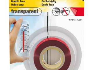 3M Scotch 40041915A - Cinta adhesiva de doble cara, transparente