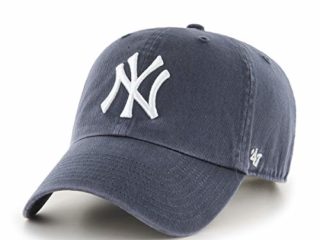 '47 New York Yankees Gorra, (Charcoal & White), (Talla del Fabricante: Talla única) Unisex Adulto