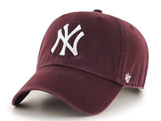 '47 New York Yankees Gorra, (Dark Maroon), (Talla del Fabricante: Talla única) Unisex Adulto