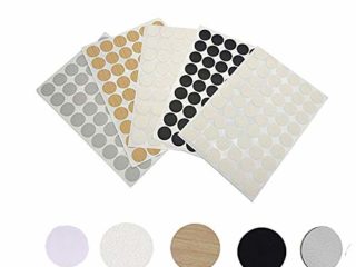 5 Piezas Etiquetas Autoadhesivas para Agujeros de Tornillo, Tapas de Cubiertas de Tornillo Autoadhesivas, Embellecedor Cubre Tornillos Adhesivo, Proteger Pisos de Madera Dura, Color Como se Muestra