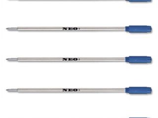 5 X Pen Refills In Blue Ink By NEO+, 8513 Cross Compatible