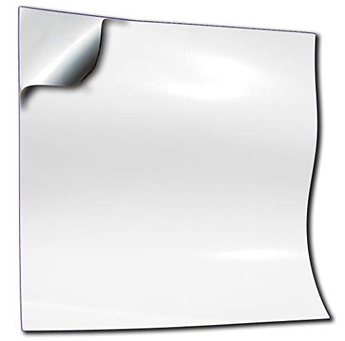 50 unidades de adhesivos blancos para azulejos de baño y cocina para azulejos de 15 x 15 cm, lámina decorativa para cocina y baño (blanco, 15 cm – 50 unidades)