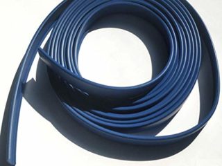 5AZ19 Cubrecanto de plástico flexible en U (umolding)(19 mm, AZUL). Tira de 5 metros.