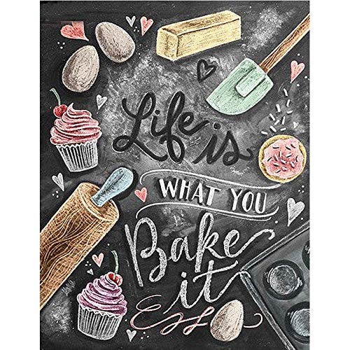 5D Diamant Malerei Kits Für Erwachsene Kinder, Pastel De Helado De Huevo Diamond Painting Stickerei Kunsthandwerk Für Home Wall Decor