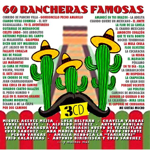 60 rancheras famosas