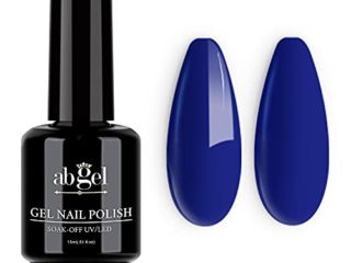 ab gel Esmalte de uñas de gel azul 15ml Primavera Verano Soak Off Laca de esmalte de gel UV LED, Kit de esmalte de uñas de manicura, Salón de uñas DIY en casa