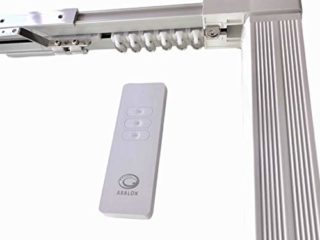 ABALON Riel Motorizado para Cortinas, 3 Metros, Motor WiFi Compatible con Alexa Google Home y App móvil, Smart Home, con Mando, Riel Eléctrico, Cortinas Automáticas Motorizadas. (3)