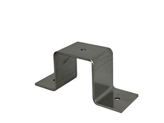 Abrazadera de tubo cuadrada, tubo cuadrado de acero inoxidable, 20 x 20, 25 x 25, 30 x 30, 40 x 40, 50 x 50 (20 x 20 mm)