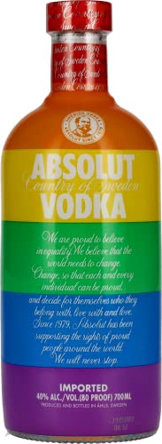 Absolut Vodka PRIDE Rainbow Colors Limited Edition 40% Vol. 0,7l