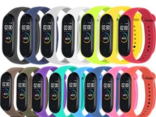 Acalder Correa para Xiaomi mi Band 4, Pulseras Reloj Coloridos Silicona Banda Reemplazo para Xiaomi Mi Band 3/4, Compatible con Mi Smart Band 4 / Correas para Xiaomi mi Band 3