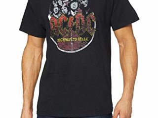 AC/DC Voltage – Camiseta de, Hombre, Color Negro, tamaño Large