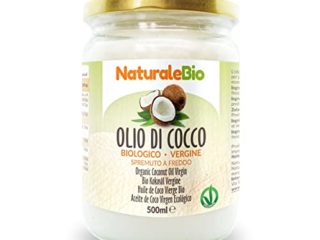 Aceite de Coco Ecológico Virgen 500 ml. Crudo y prensado en frío. Orgánico y Natural. Aceite Bio nativo no refinado. País de origen Sri Lanka. NaturaleBio