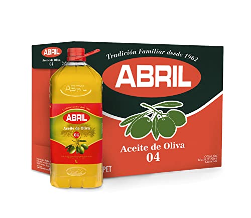 Aceite Oliva Suave Abril Pet 5 Litros - Caja de 3 garrafas
