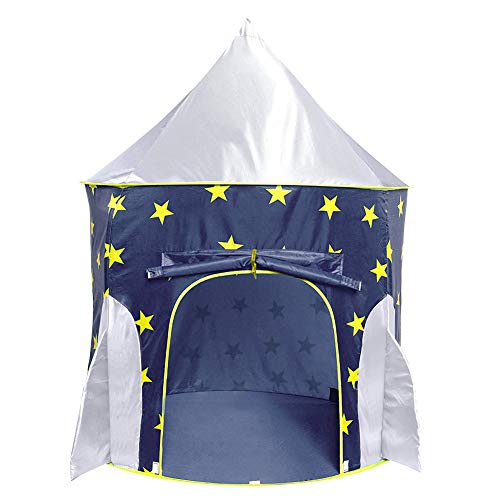 Achort Space Tienda de campaña para niños con túnel, Tienda campaña/casa/Carpa Plegable, casa de Juegos para niños y niñas, bebés y niños pequeños en Interiores y Exteriores