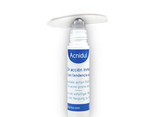 ACNIDUL | Roll-on acción inmediata con ácido glicólico y caléndula | Elimina los granos de tu cara | 14 ml |