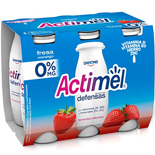 Actimel Fresa 0% MG 6x100 g
