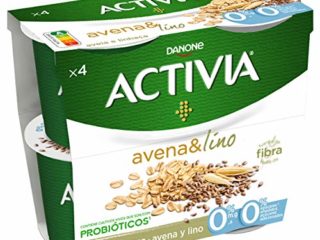 Activia Avena y Lino 0% 4x120 g