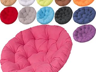 ACUY Cojines para el Suelo Ø50cm Cojines para sillas de terraza Fácil de Limpiar para Cocina, Cuarto, Sala, Jardín, Terraza, Patio, Etc.