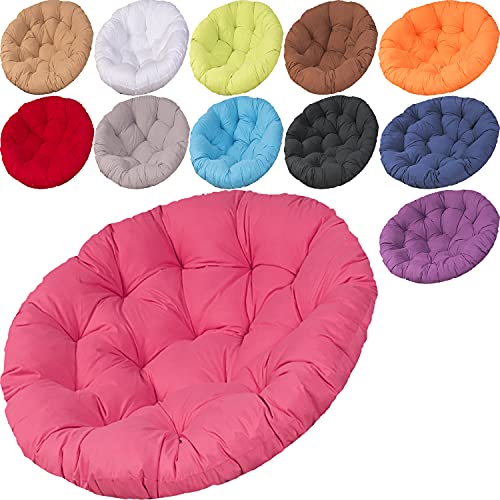 ACUY Cojines para el Suelo Ø50cm Cojines para sillas de terraza Fácil de Limpiar para Cocina, Cuarto, Sala, Jardín, Terraza, Patio, Etc.