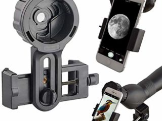 Adaptador de Móvil Pro para Prismáticos, Monoculares, Telescopios Terrestres, Telescopios Astronómicos, Microscopios. Compatibles con Cualquier Smartphone. Ideal para Capturar Tus Aventuras.
