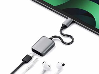 Adaptador USB Tipo C Satechi St-UCAPDAM a Audio Jack 3.5mm y USB-C PD 30W Gris