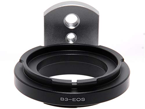 Adapter para Objetivos con Bayoneta B3 Sobre Cámara Canon EOS. Adaptador EF-b3 para Digital y Analógica.