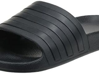 adidas Adilette Aqua F35550, Slide Sandal Unisex Adulto, Core Black Core Black Core Black, 42 EU