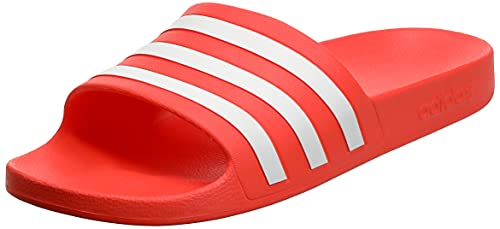 adidas Adilette Aqua, Slide Sandal Hombre, Solar Red/Cloud White/Solar Red, 40.5 EU