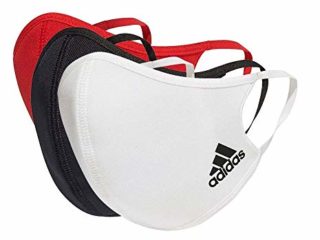 adidas Face Cover Large-Not For Medical Use, Unisex Adulto, Multicolor/Black/White/Power Red, NS'