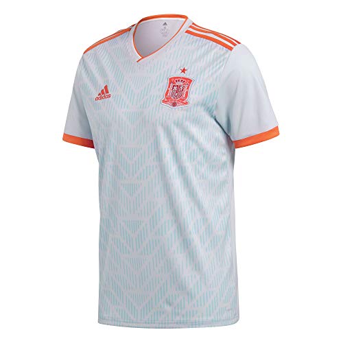 adidas Spain Away Replica Jersey Camiseta, Hombre, Azul (azuhal/rojbri), XL