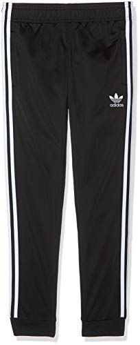 adidas Superstar Pants Pantalones de Deporte, Unisex niños, Black/White, 1011Y