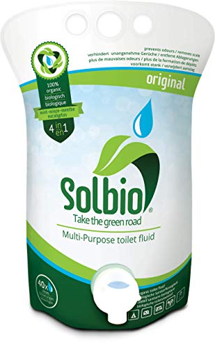 Aditivo sanitario Solbio para inodoros de camping, sistemas de inodoros móviles, inodoros químicos y casetes